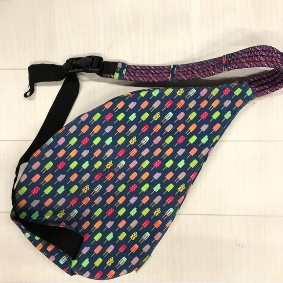 Kavu Sling Organic Rope Backpack Limited Edition Popsicles Pattern EUC - Picture 11 of 14